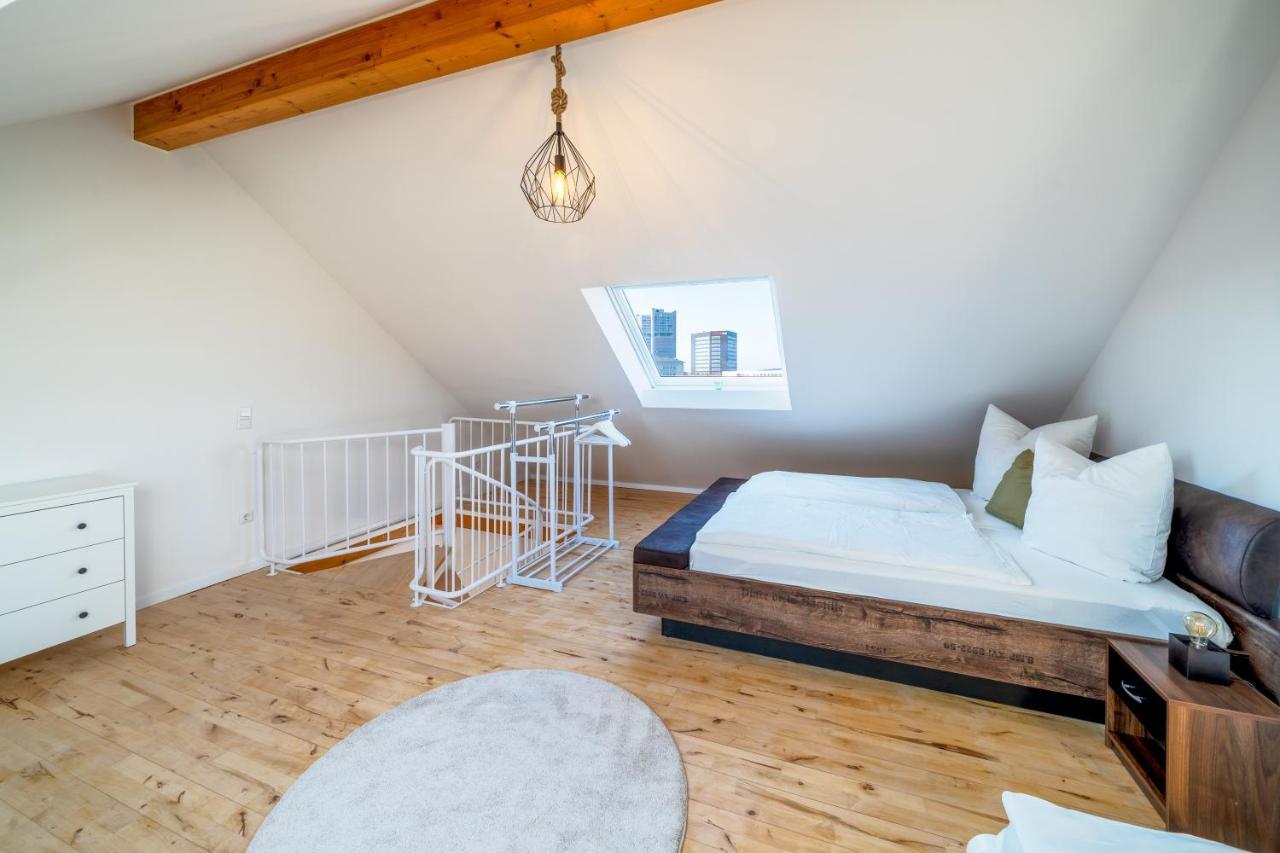 Ferienwohnung Stylisches Penthouse zentral Balkon 75m2 NFLX Hannover Exterior foto