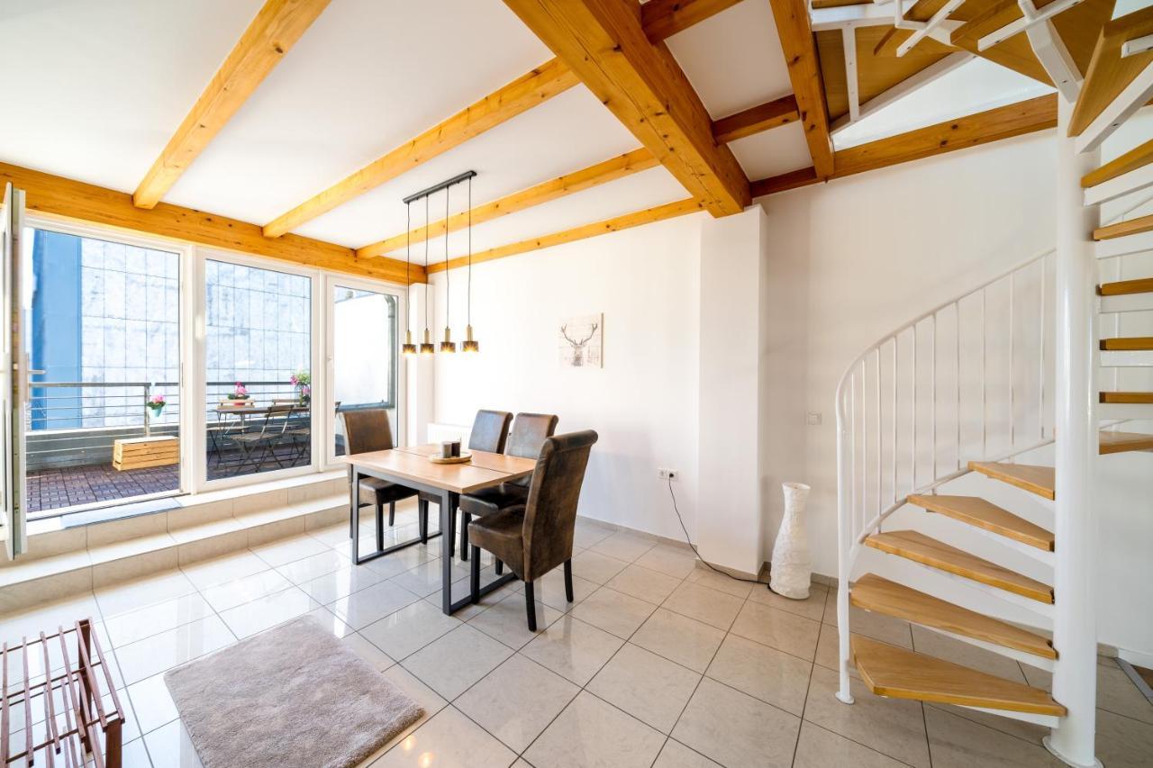 Ferienwohnung Stylisches Penthouse zentral Balkon 75m2 NFLX Hannover Exterior foto