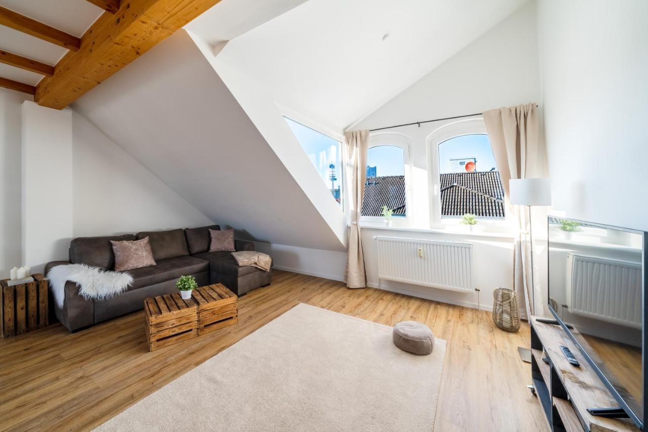 Ferienwohnung Stylisches Penthouse zentral Balkon 75m2 NFLX Hannover Exterior foto